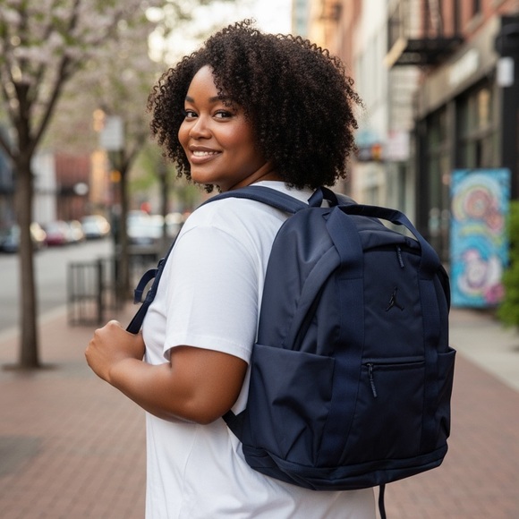 Jordan Dark Blue Men's Backpack - Picture 1 of 5